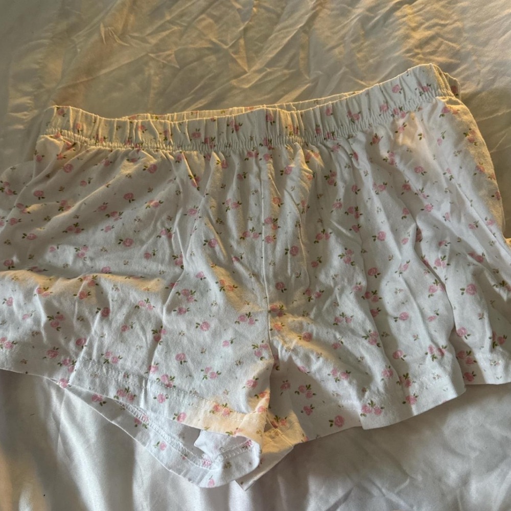 Floral Print Women's Sleep Shorts